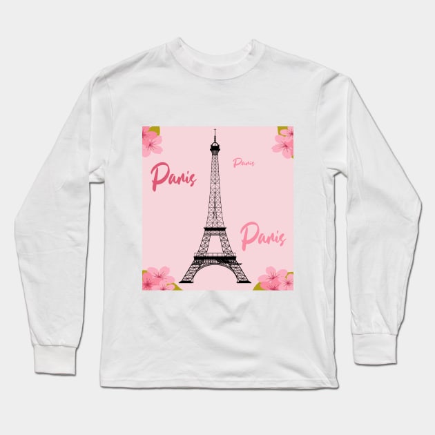 paris Long Sleeve T-Shirt by Polli